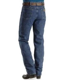 George Strait Wrangler Men's Slim Fit Western Jeans