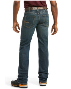 Ariat Men's Rebar M5 Slim Straight Leg Jeans 7 Ariat Men's Rebar M5 Slim Straight Leg Jeans -Cowboy Pradise 010J18 N9 P2