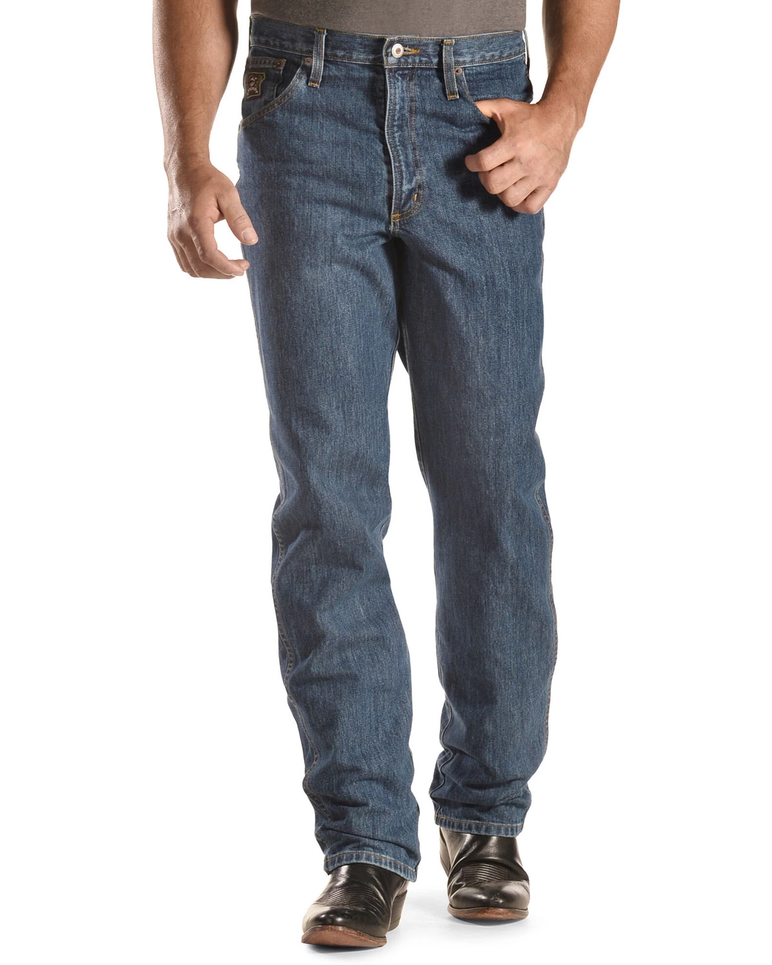 Cinch Men's Green Label Original Fit Stonewash Jeans 3 Cinch Men's Green Label Original Fit Stonewash Jeans - Image 3
