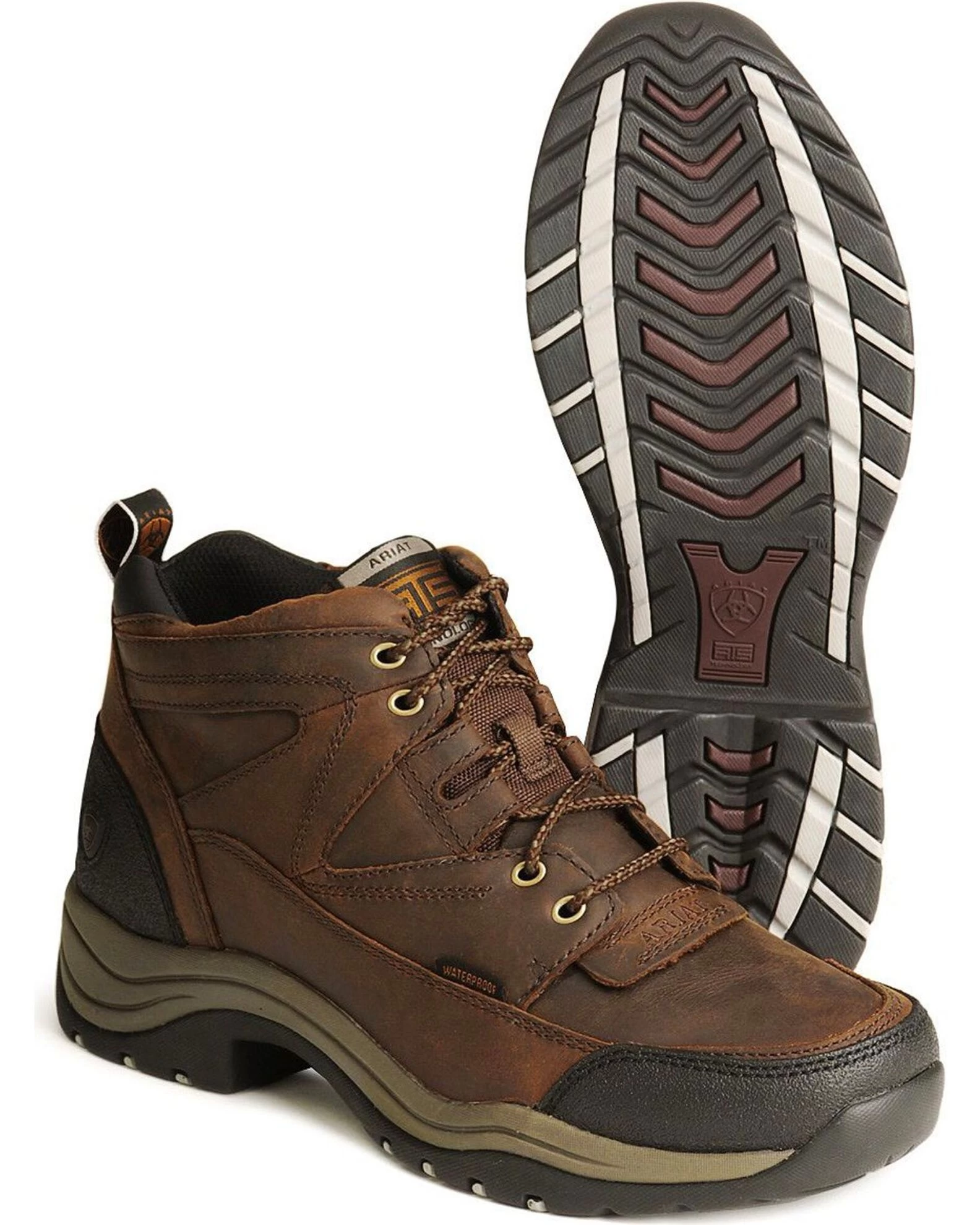 Ariat Men's Terrain H2O 5" Waterproof Work Boots - Round Toe 2 Ariat Men's Terrain H2O 5" Waterproof Work Boots - Round Toe - Image 2