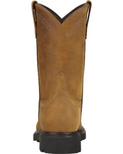 Ariat Men's Sierra Western Work Boots - Soft Toe 9 Ariat Men's Sierra Western Work Boots - Soft Toe -Cowboy Pradise 030134 BR BK