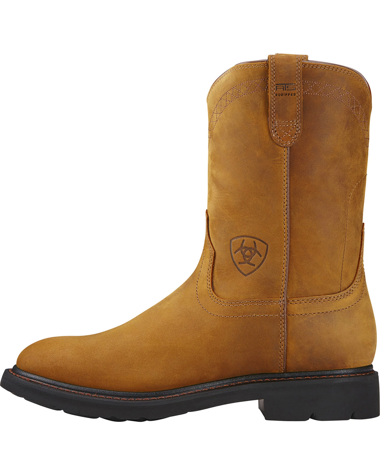 Ariat Men's Sierra Western Work Boots - Soft Toe 2 Ariat Men's Sierra Western Work Boots - Soft Toe - Image 2