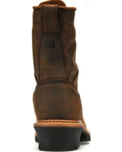Carolina Men's Logger 8" Work Boots -Cowboy Pradise 0502S9 41 BK