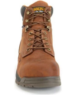 Carolina Men's 6" Waterproof Work Boots - Broad Toe -Cowboy Pradise 0502T4 41 FT