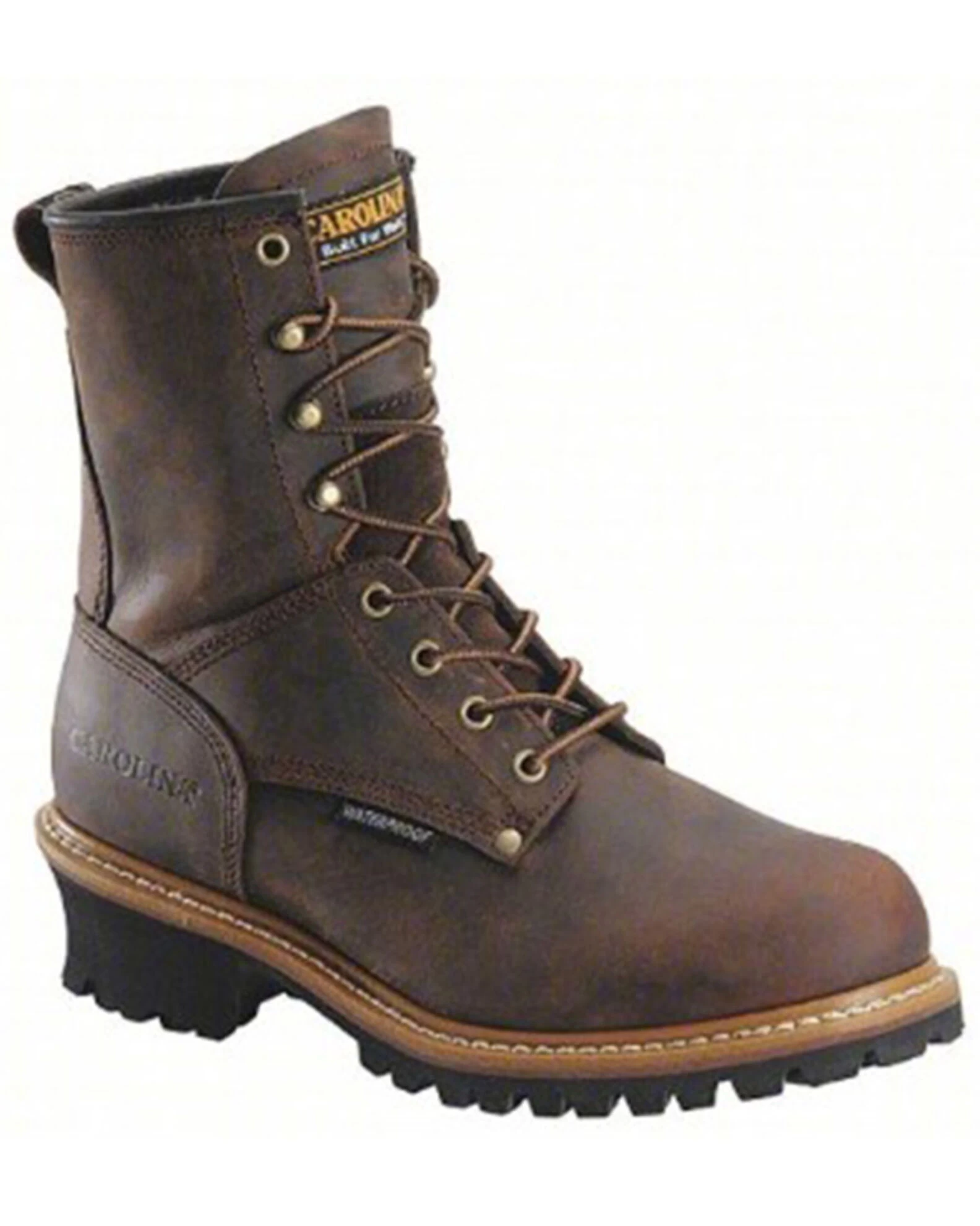 Carolina Men's Logger 8" Steel Toe Work Boots 1 Carolina Men's Logger 8" Steel Toe Work Boots