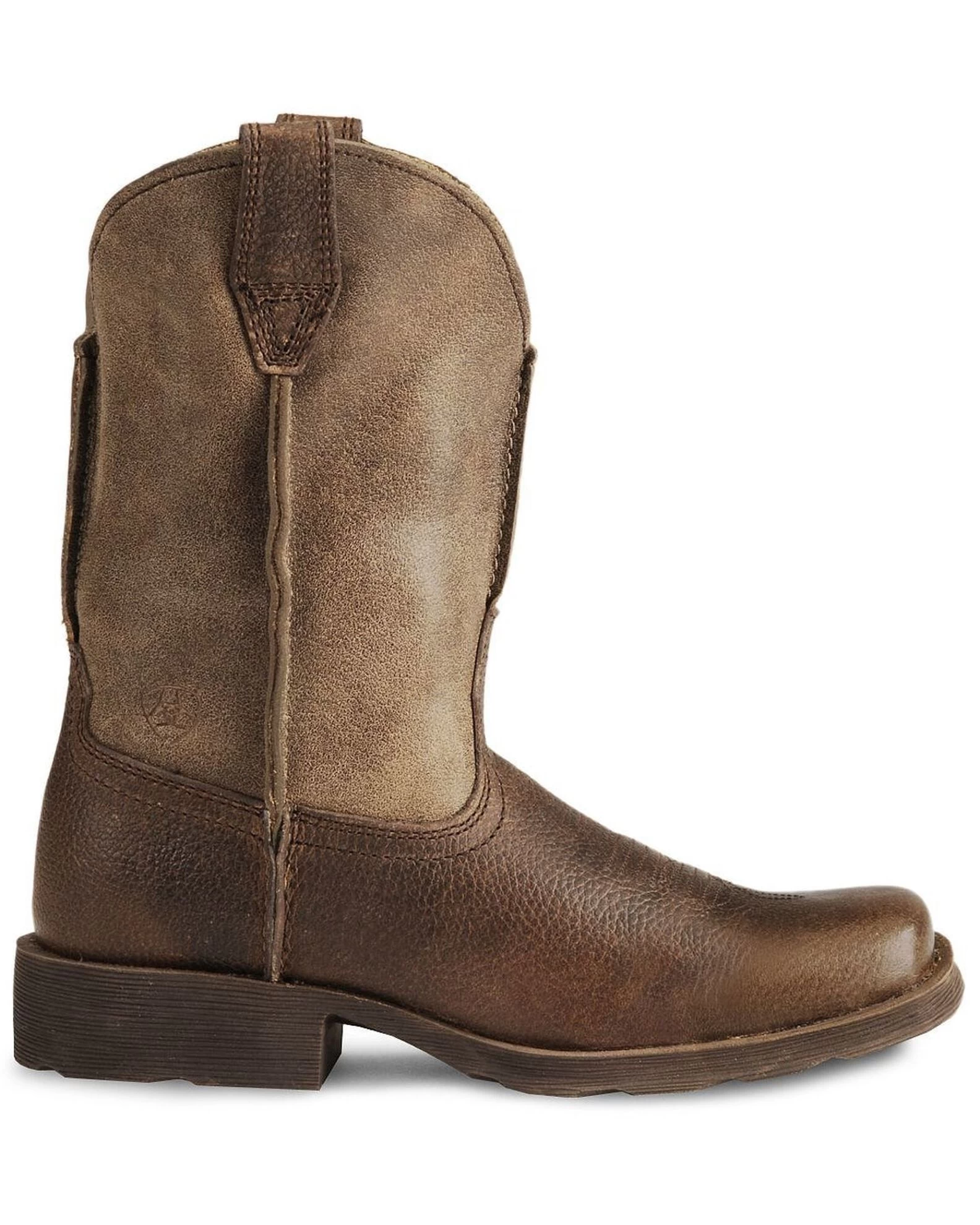 Ariat Boys' Earth Rambler Western Boots - Square Toe 2 Ariat Boys' Earth Rambler Western Boots - Square Toe - Image 2