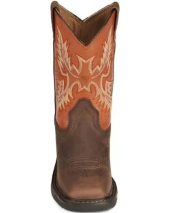 Ariat Boys' Earth Workhog Western Boots - Broad Square Toe -Cowboy Pradise 053711 B8 FT