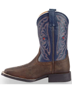 Ariat Boys' Quickdraw Western Boots - Square Toe 9 Ariat Boys' Quickdraw Western Boots - Square Toe -Cowboy Pradise 053A06 41 LT