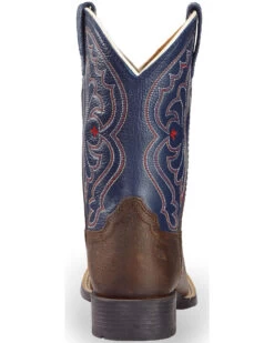 Ariat Boys' Royal Blue Quickdraw Western Boots - Square Toe -Cowboy Pradise 053A07 41 BK