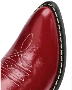 Old West Girls' Red Leather Western Boots - Pointed Toe 12 Old West Girls' Red Leather Western Boots - Pointed Toe -Cowboy Pradise 053C67 70 TP