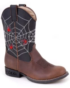 Roper Kid's Light Up Spider Web Western Boots