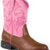 Roper Little Girls' Light-Up Western Boots - Round Toe  