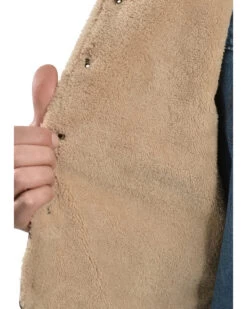 Scully Boar Suede Leather Vest -Cowboy Pradise 082863 41 D2