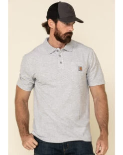 Carhartt Men's Contractors Pocket Short Sleeve Work Polo Shirt