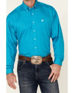 Cinch Men's Solid Long Sleeve Button-Down Western Shirt -Cowboy Pradise 0920B4 55 P3