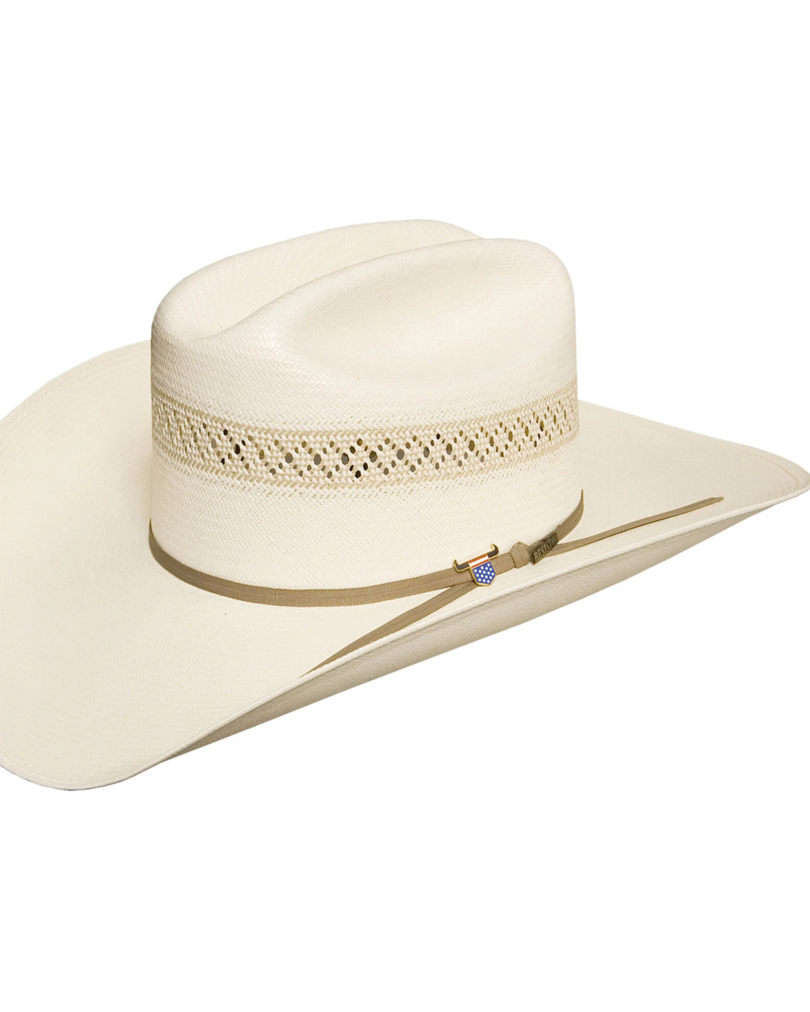 USTRC Resistol WildFire 10X Straw Cowboy Hat 1 USTRC Resistol WildFire 10X Straw Cowboy Hat