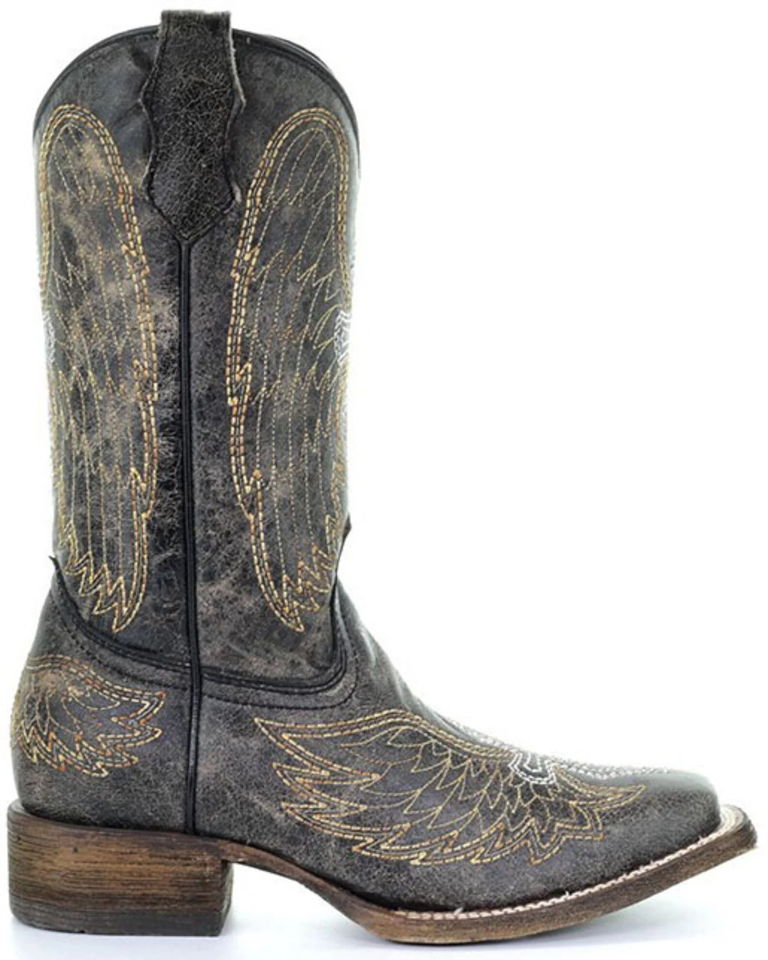 Corral Boys' Goldie Winged Western Boots - Square Toe 2 Corral Boys' Goldie Winged Western Boots - Square Toe - Image 2