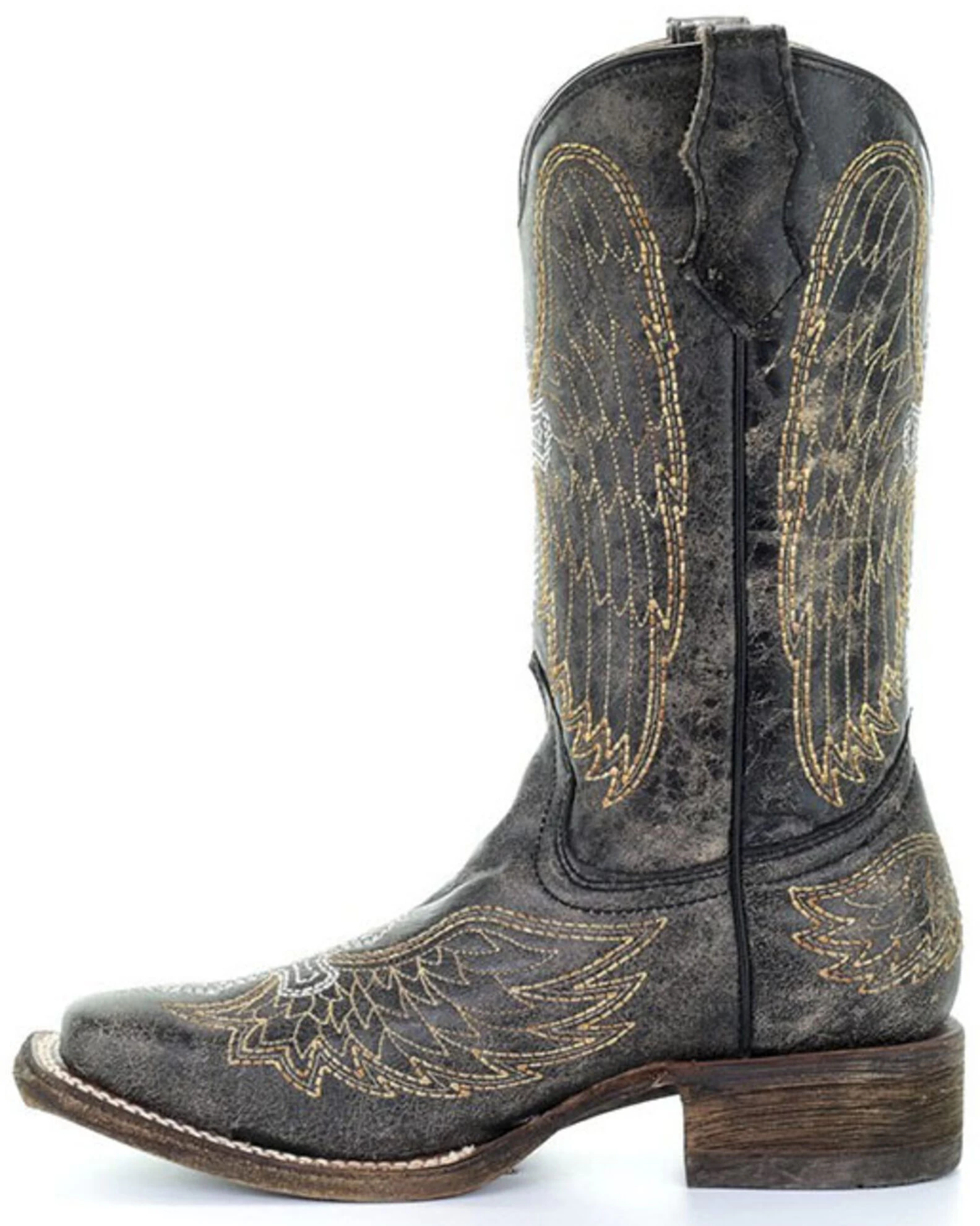 Corral Boys' Goldie Winged Western Boots - Square Toe 3 Corral Boys' Goldie Winged Western Boots - Square Toe - Image 3