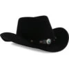 Cody James Men's Santa Ana Black Wool Felt Hat