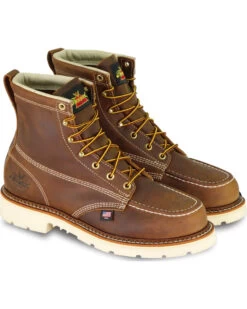 Thorogood Men's American Heritage Classics 6" Made In The USA Work Boots - Steel Toe