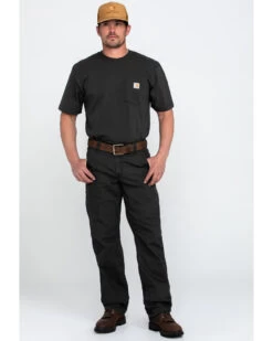 Carhartt Men's Peat Rugged Flex Rigby Dungaree Work Pants -Cowboy Pradise 2000213666 342 P6