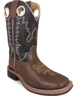 Smoky Mountain Boys' Blaze Kid Western Boot - Broad Square Toe