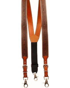 Nocona Men's Tooled Suspenders 