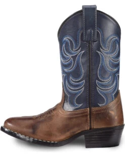 Cody James Boys' Two-Tone Embroidered Western Boots - Round Toe 8 Cody James Boys' Two-Tone Embroidered Western Boots - Round Toe -Cowboy Pradise 2000221649 200 LT