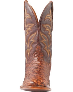 El Dorado Men's Handmade Full Quill Ostrich Stockman Boots - Broad Square Toe -Cowboy Pradise 2000221953 221 FT