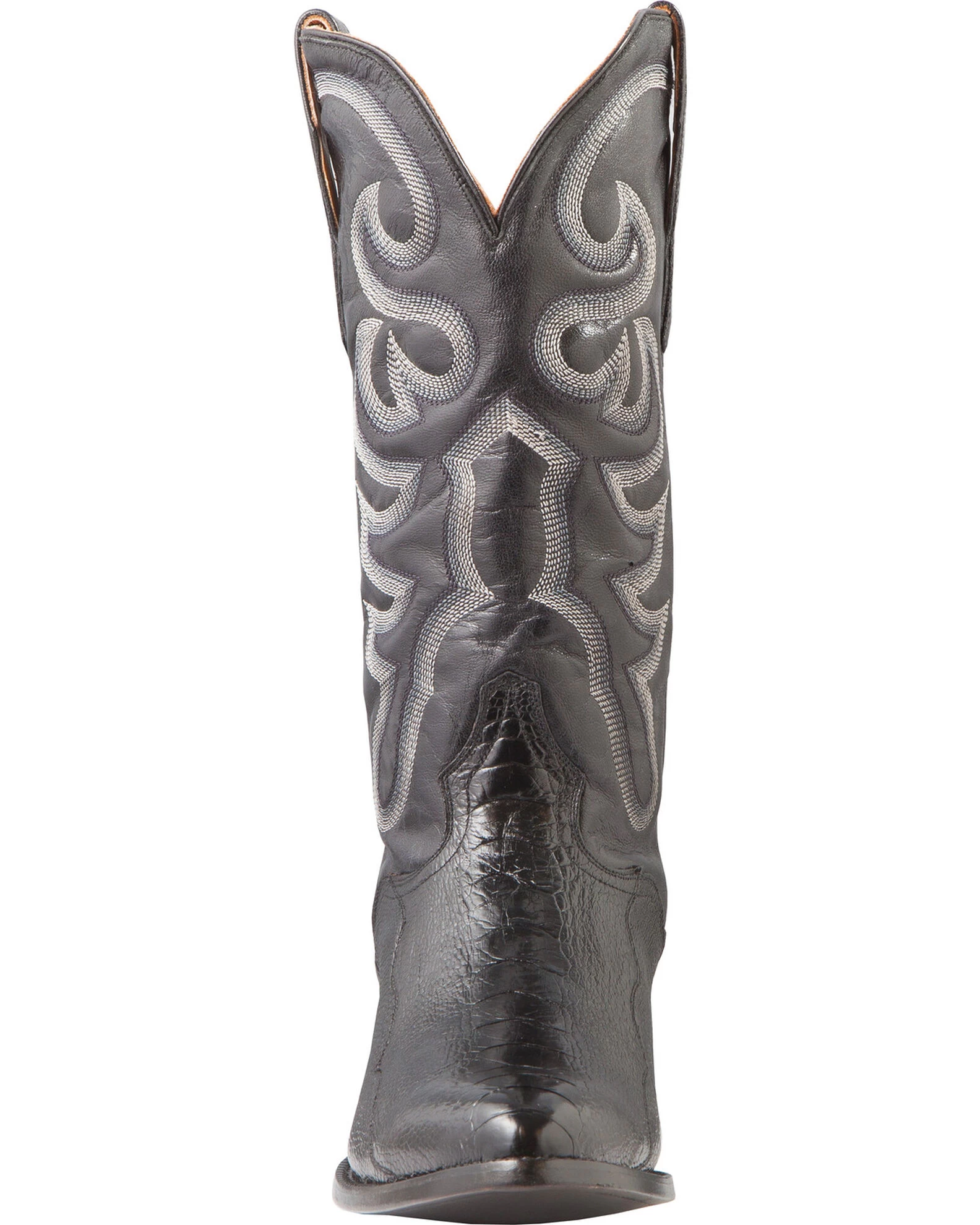 El Dorado Men's Handmade Ostrich Leg Western Boots - Medium Toe 4 El Dorado Men's Handmade Ostrich Leg Western Boots - Medium Toe - Image 4