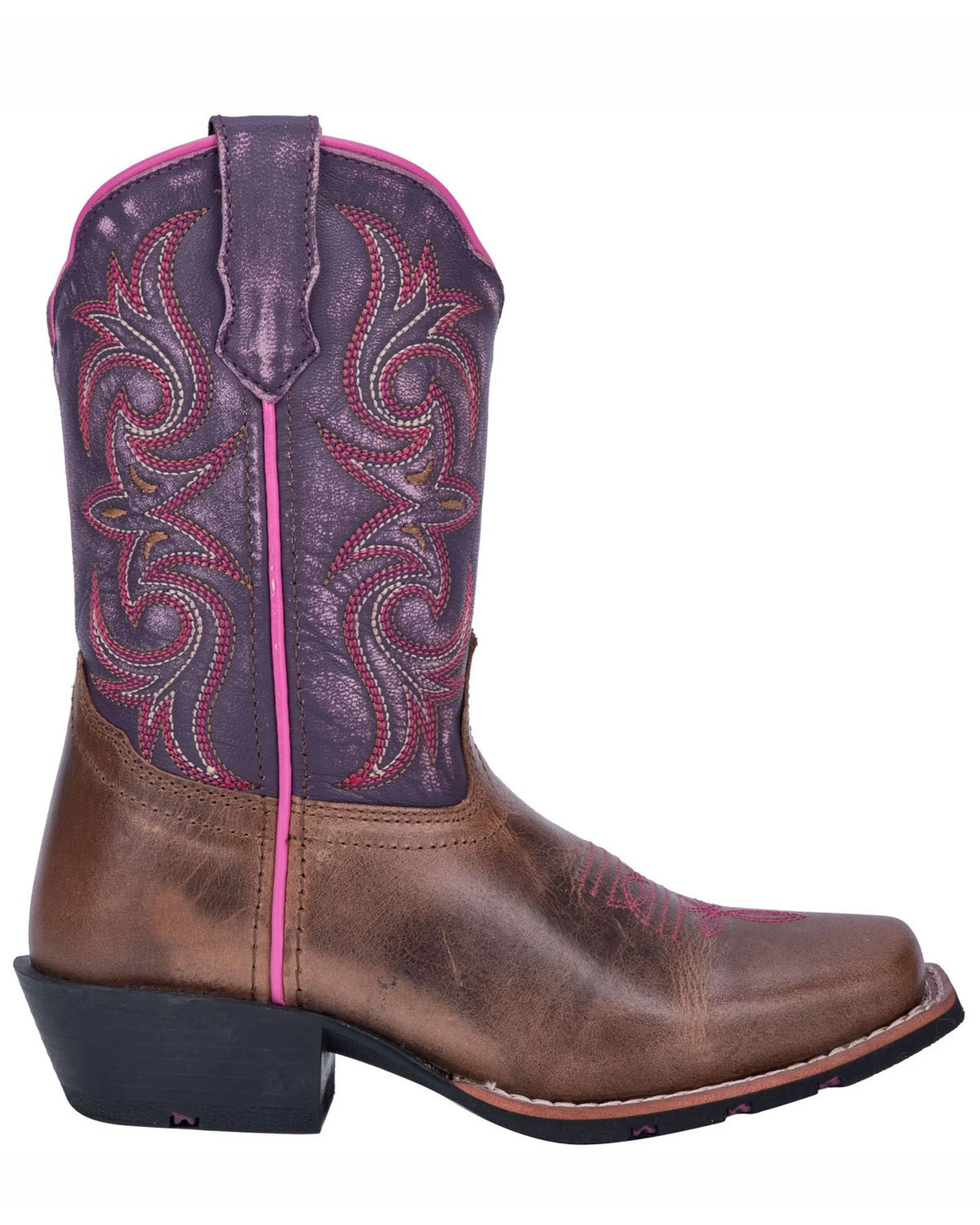 Dan Post Girls' Majesty Western Boots - Square Toe 2 Dan Post Girls' Majesty Western Boots - Square Toe - Image 2