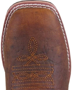 Smoky Mountain Boys' Jesse Bison Leather Print Boot - Square Toe -Cowboy Pradise 2000236238 200 TP