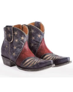 Old Gringo Women's United Patriotic Booties - Snip ToeÂ