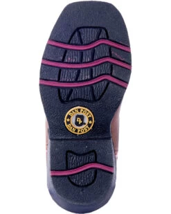 Dan Post Toddler Girls' Tryke Leather Boots - Square Toe  -Cowboy Pradise 2000244303 295 BM