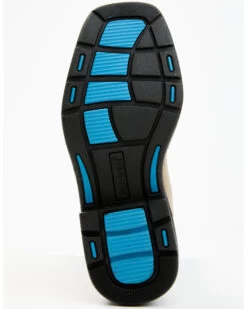 Old West Boys' Leather Work Rubber Western Boots - Square Toe -Cowboy Pradise 2000251554 280 P7