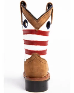 Cody James Boys' USA Flag Western Boots - Broad Square Toe -Cowboy Pradise 2000253465 200 P5