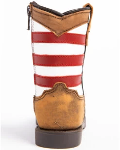 Cody James Toddler Boys' USA Flag Western Boots - Broad Square Toe -Cowboy Pradise 2000253466 200 P5