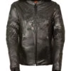 Milwaukee Leather Women's 3/4 Leather Jacket With Reflective Tribal Detail - 4X