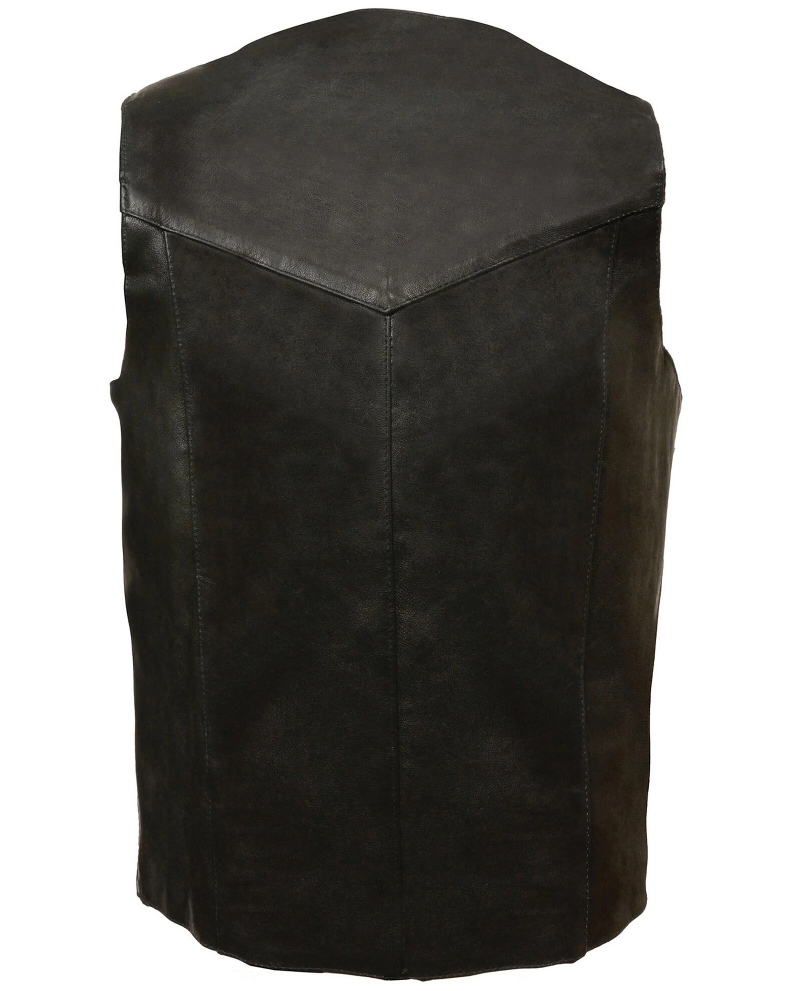 Milwaukee Leather Men's Snap Front Biker Vest - Big & Tall 2 Milwaukee Leather Men's Snap Front Biker Vest - Big & Tall - Image 2