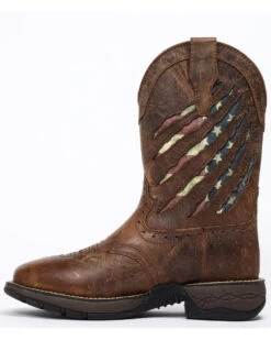 Brothers & Sons Men's Scratch American Flag Lite Performance Western Boots - Square Toe -Cowboy Pradise 2000258768 200 P3