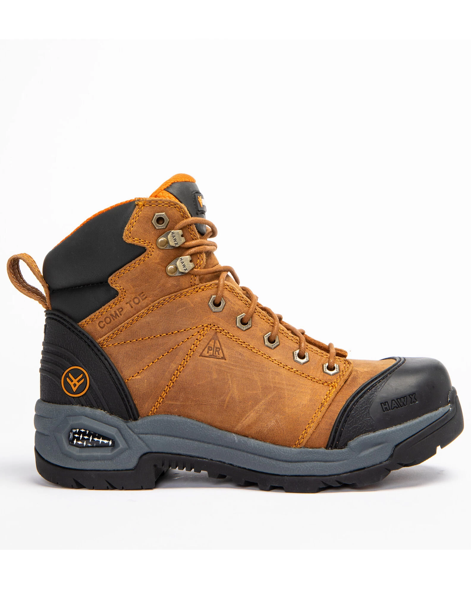 Hawx Men's Lace To Toe Hiker Boots - Round Toe 2 Hawx Men's Lace To Toe Hiker Boots - Round Toe - Image 2