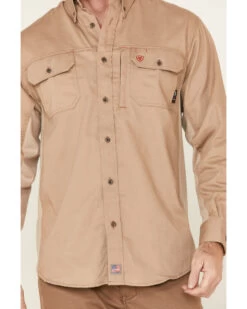 Ariat Men's FR Solid Vent Long Sleeve Work Shirt  -Cowboy Pradise 2000269255 250 P3
