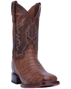 Dan Post Men's Kingsly Caiman Western Boots - Broad Square Toe
