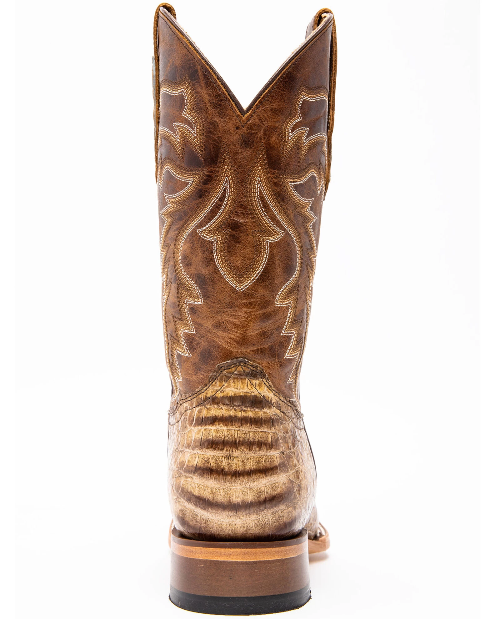 Cody James Men's Caiman Belly Western Boots - Broad Square Toe 6 Cody James Men's Caiman Belly Western Boots - Broad Square Toe - Image 6