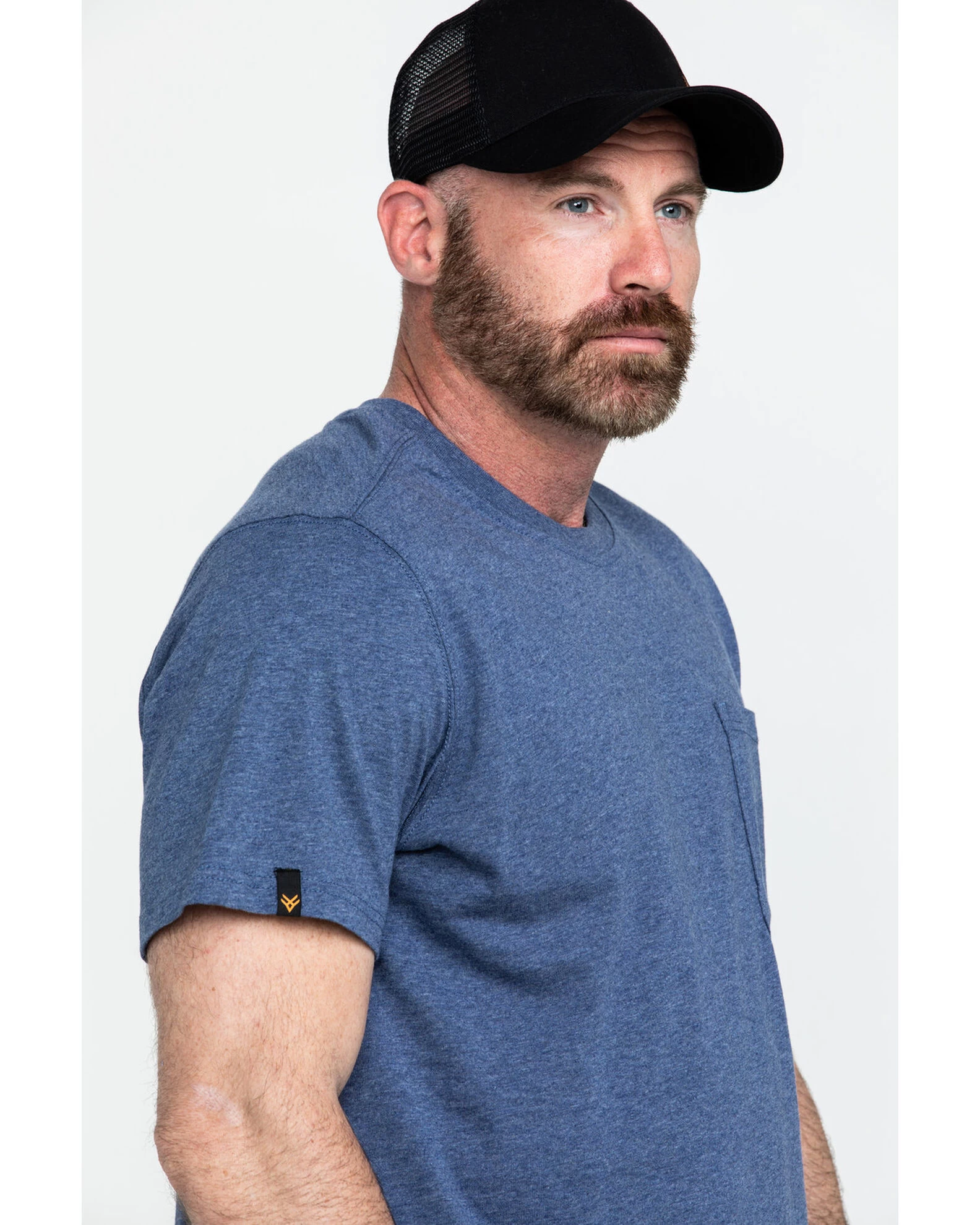 Hawx Men's Pocket Crew Short Sleeve Work T-Shirt 3 Hawx Men's Pocket Crew Short Sleeve Work T-Shirt - Image 3