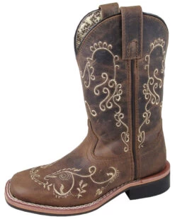 Smoky Mountain Little Girls' Marilyn Western Boots - Square Toe
