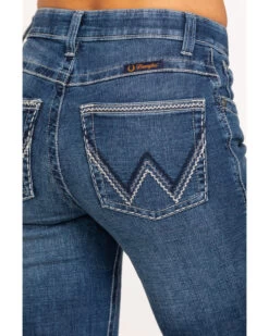 Wrangler Women's Ultimate Riding Williow Lovette Bootcut Jeans -Cowboy Pradise 2000280917 400 P5
