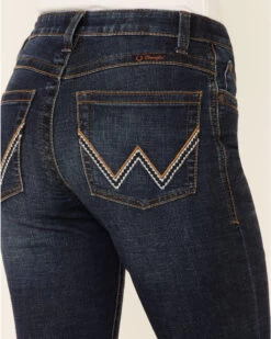 Wrangler Women's Willow Lovette Ultimate Riding Bootcut Jeans -Cowboy Pradise 2000280918 400 P3