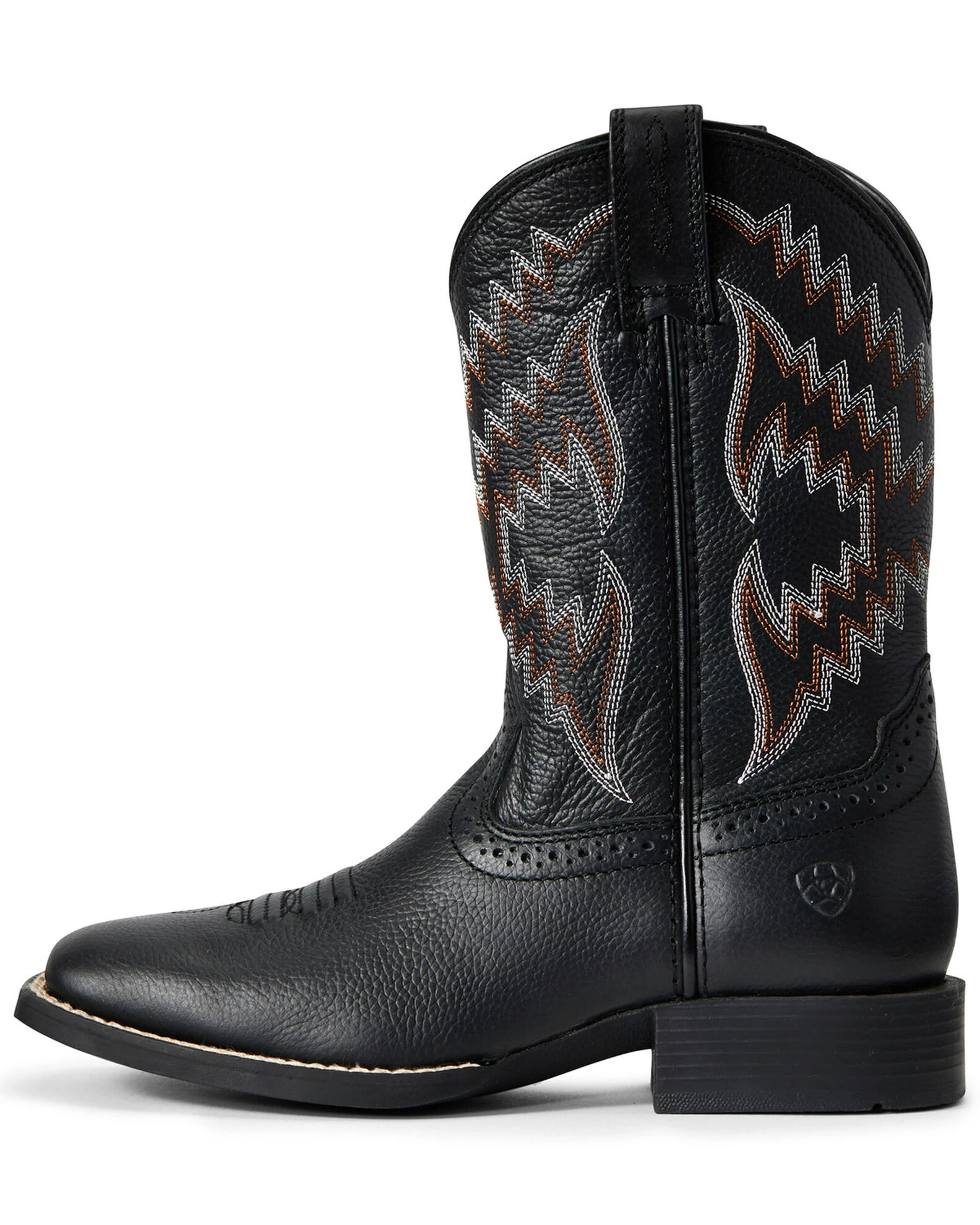 Ariat Boys' Tycoon Bear Western Boots - Broad Square Toe 2 Ariat Boys' Tycoon Bear Western Boots - Broad Square Toe - Image 2