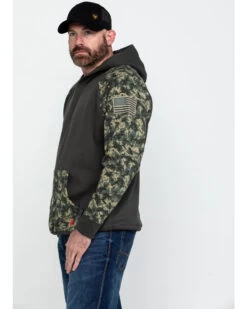 Ariat Men's FR Durastretch Camo Patriot Work Hooded Sweatshirt 8 Ariat Men's FR Durastretch Camo Patriot Work Hooded Sweatshirt -Cowboy Pradise 2000281950 340 P3